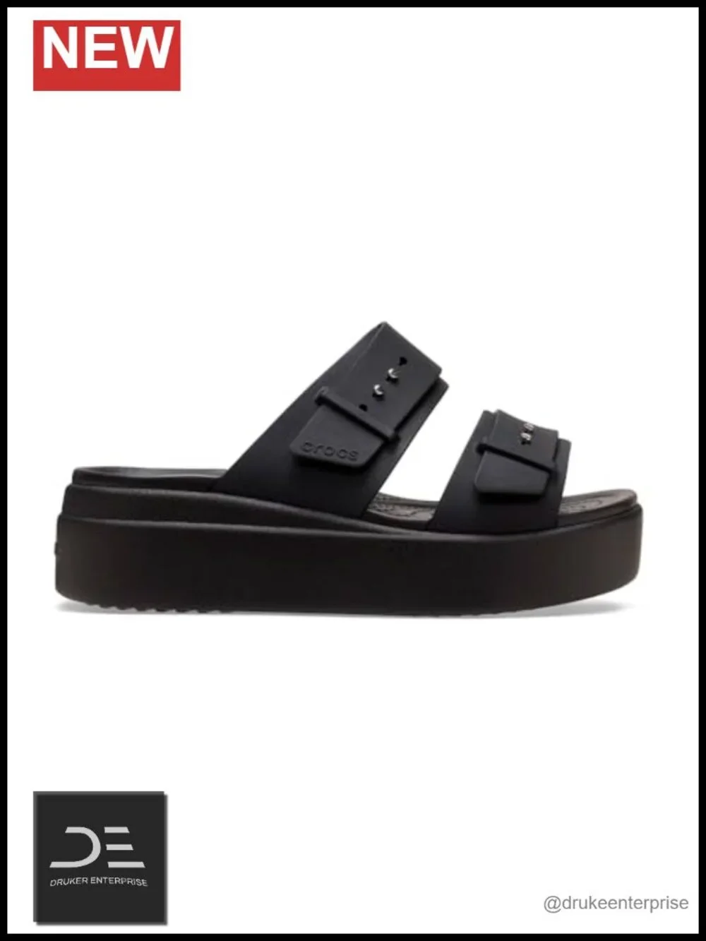Women's Wedge Sandals Lightweight Croslite Foam Literide Comfort Buckle